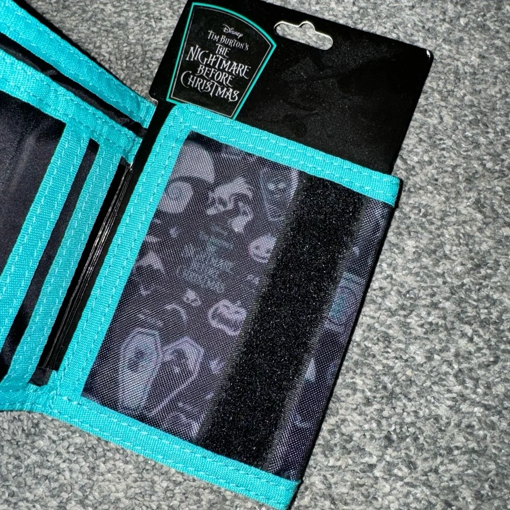 Brand New BioWorld Nightmare Before Christmas Jack Skellington Tri Canvas Wallet
